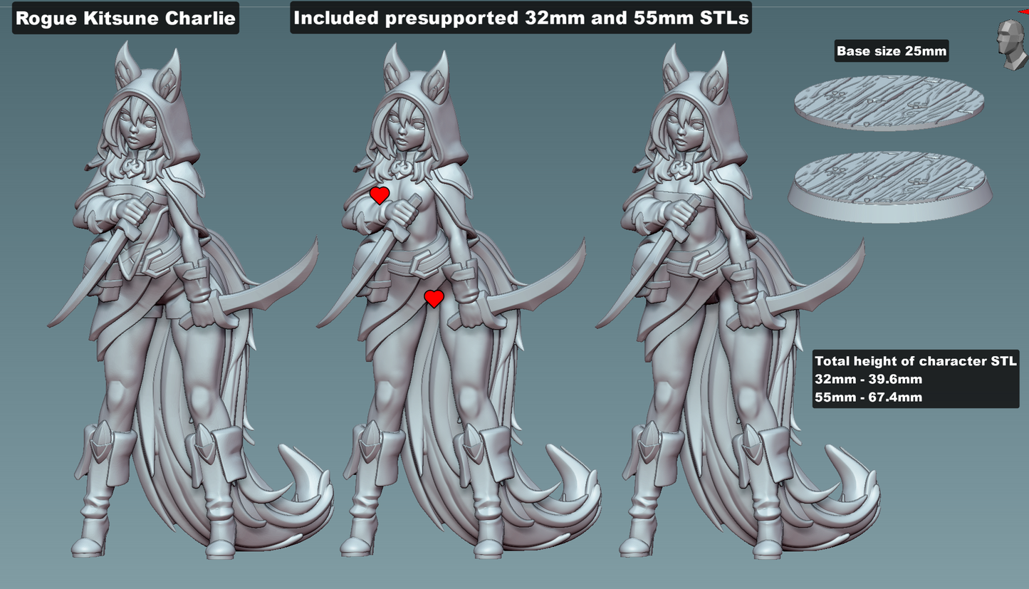 Rogue Kitsnue Charlie | by Gaz Minis