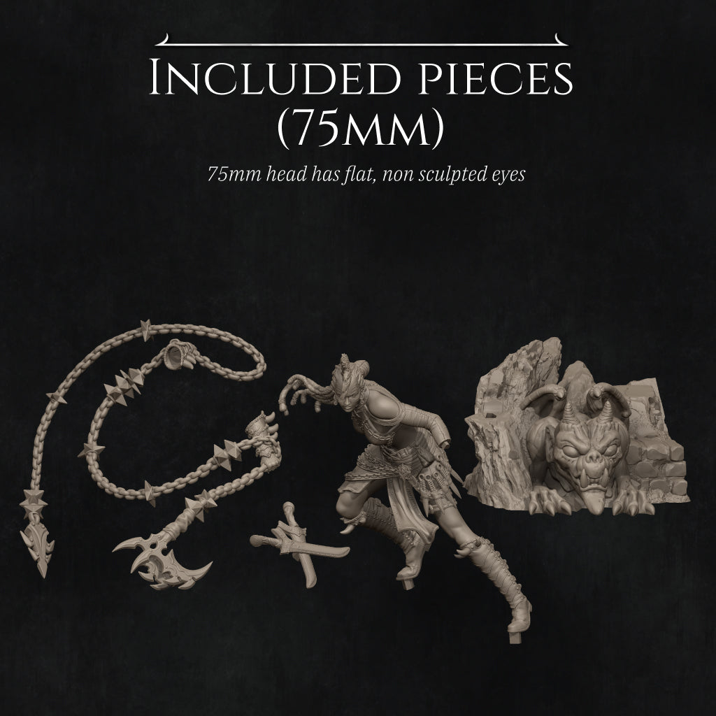 Zestari the ShadowElf Chain Warrior | by Nerikson