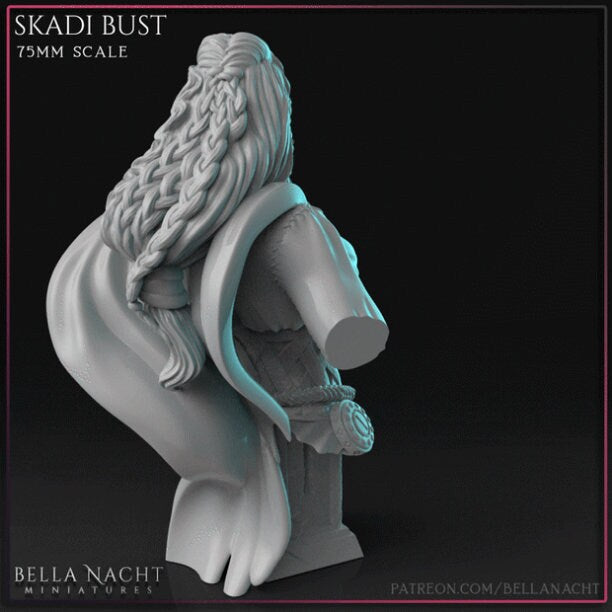 Skadi Bust | by Bella Nacht Miniatures