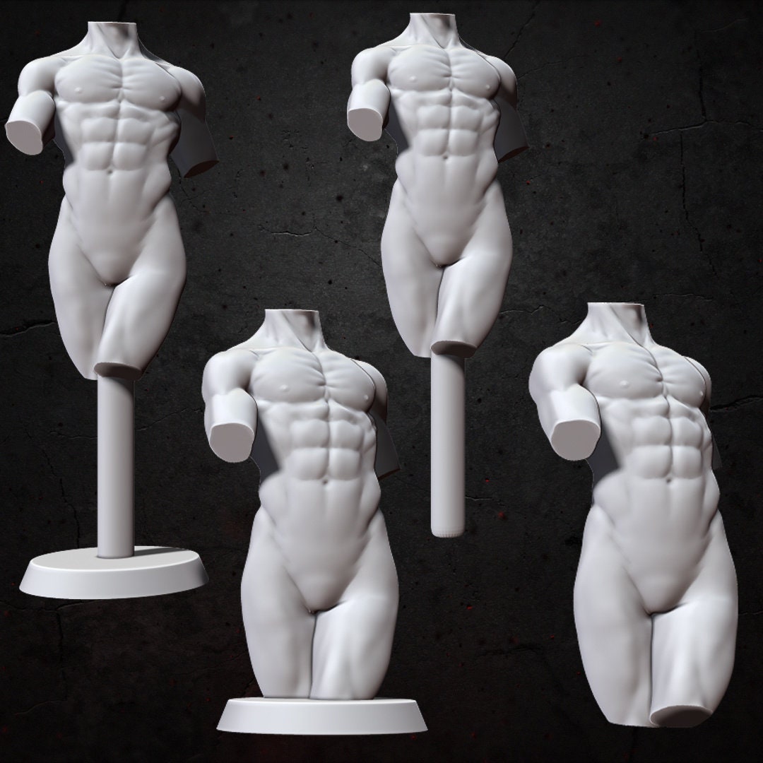 Male and Female Mannequins and Busts |by Bella Nacht Miniatures