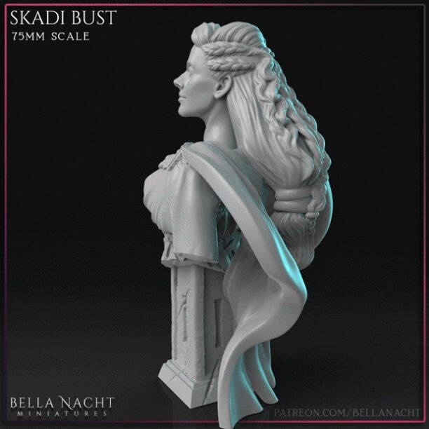 Skadi Bust | by Bella Nacht Miniatures