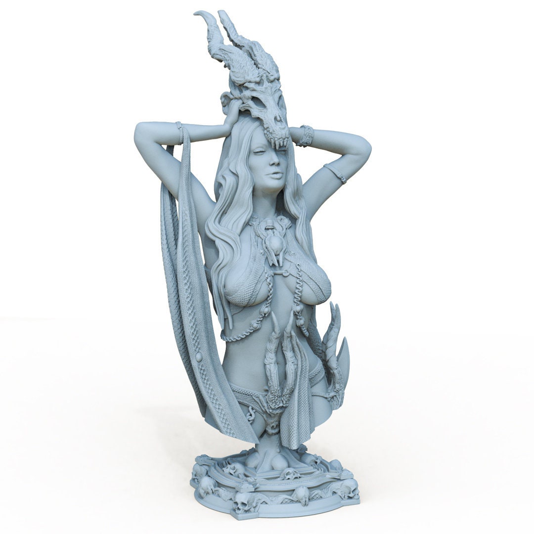 Necromancer Bust | by Printomancer