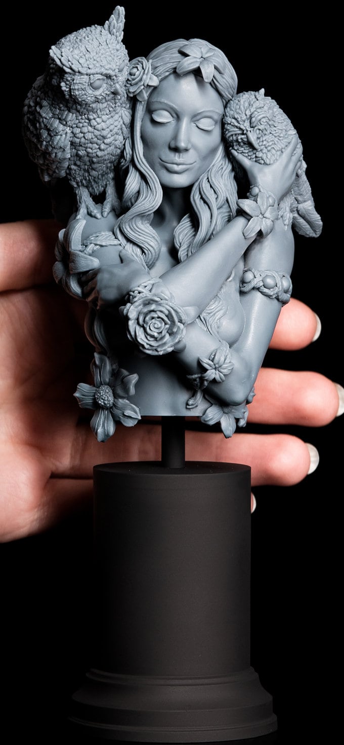 Elowen, the Dryad Bust | by Printomancer