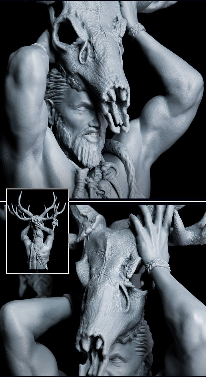 Wappelious, the Druid Bust | by Printomancer