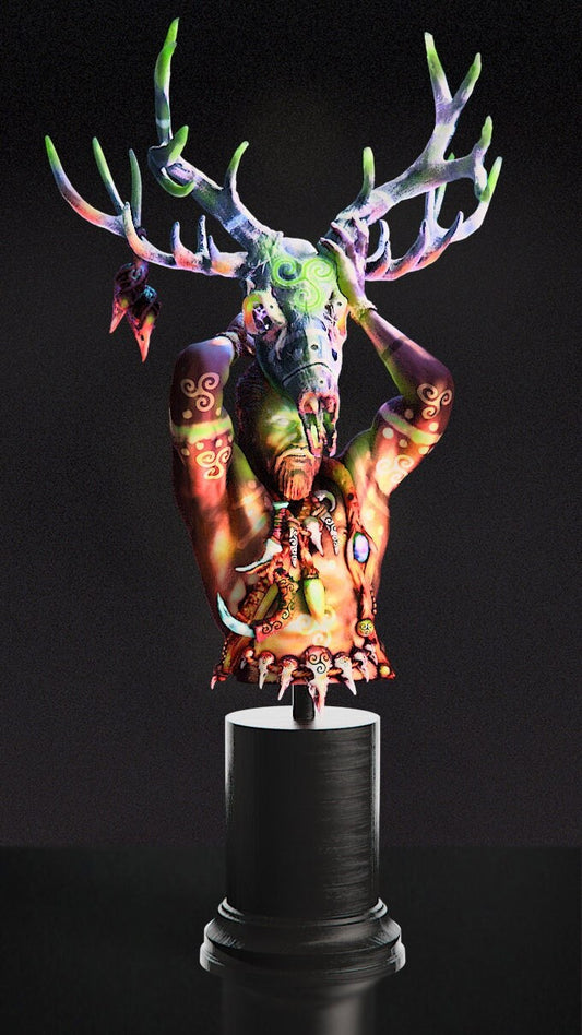 Wappelious, the Druid Bust | by Printomancer