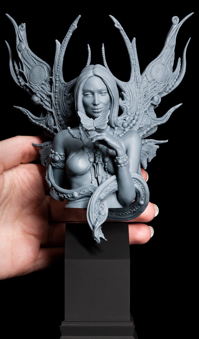 Athalia, the Winged Sorceress Bust | by Printomancer