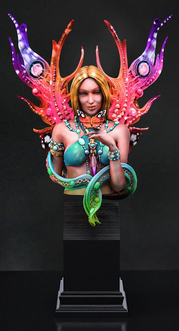 Athalia, the Winged Sorceress Bust | by Printomancer