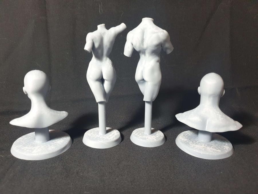 Male and Female Mannequins and Busts |by Bella Nacht Miniatures