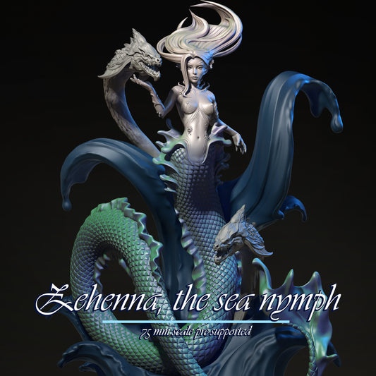 Zehenna the Sea Nymph | by Dungeons&Maidens