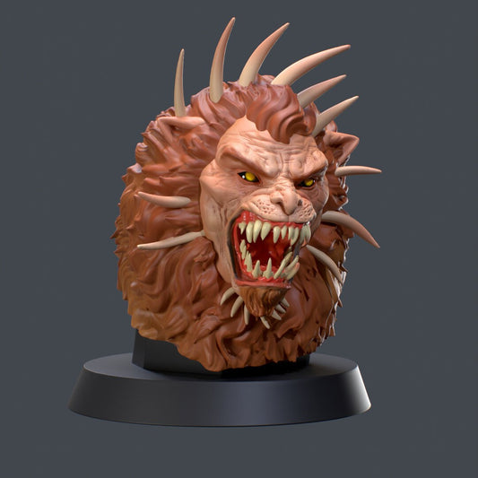 Manticore Bust | by Hold My Miniature