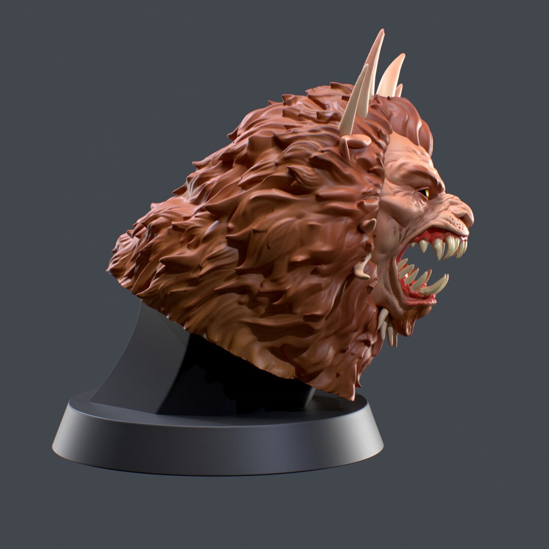 Manticore Bust | by Hold My Miniature