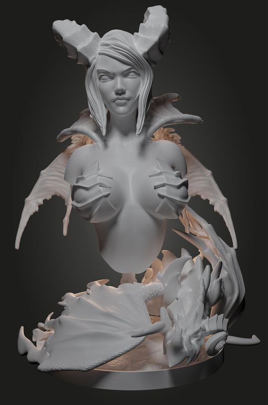 Scarlet Bloodmoon Bust | by AMCM Studios