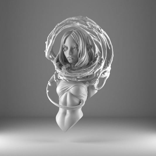 The Grower Fae Bust  | by Blackthorn Miniatures