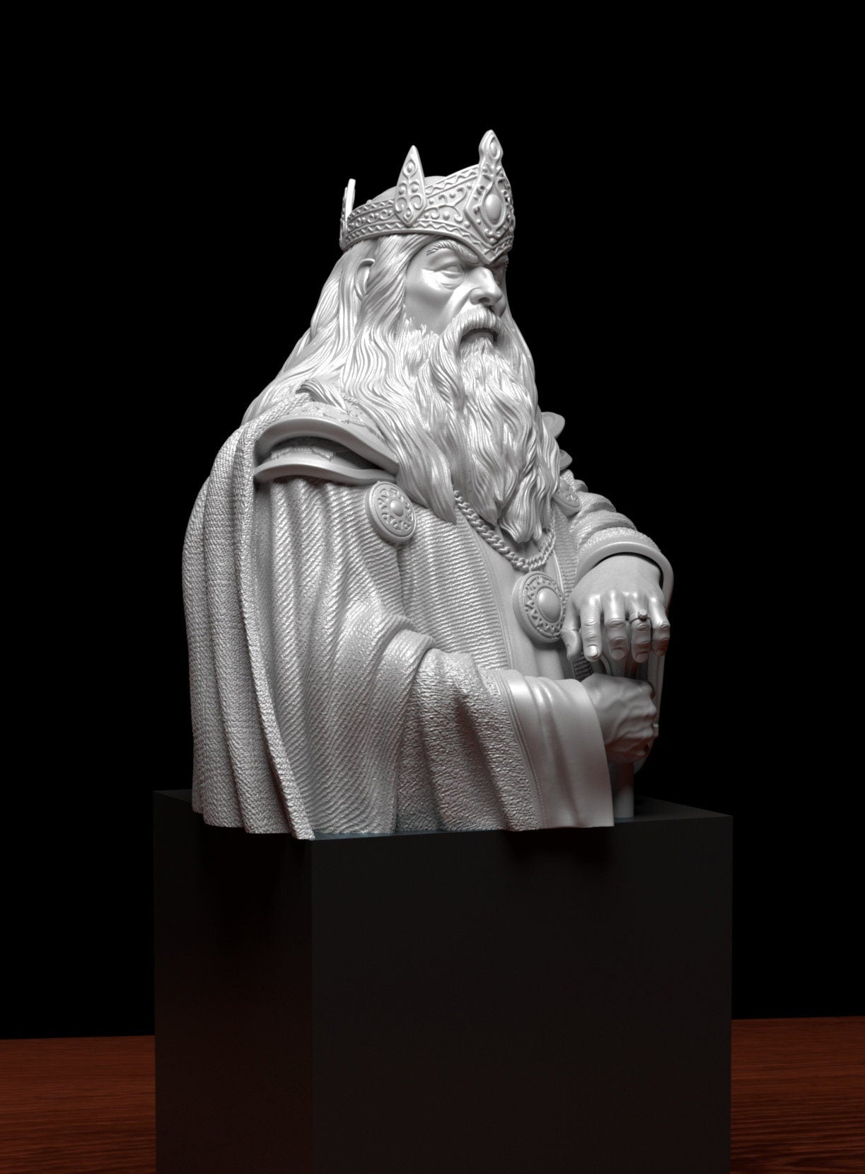 The Last Battle of the King Bust | by Nocturna Models