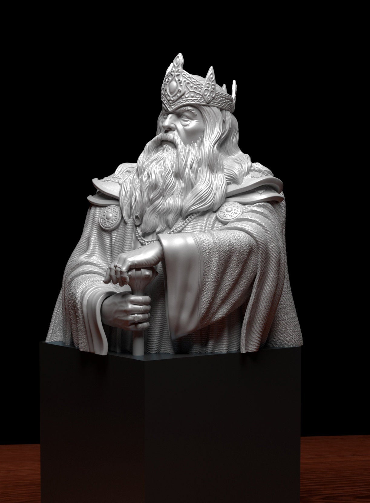 The Last Battle of the King Bust | by Nocturna Models