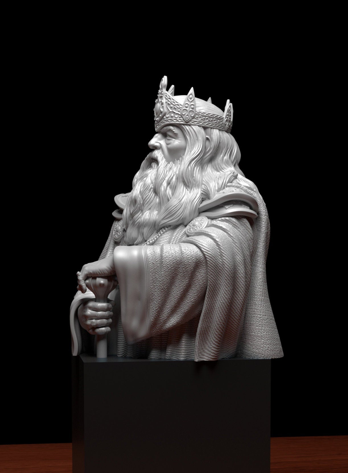 The Last Battle of the King Bust | by Nocturna Models