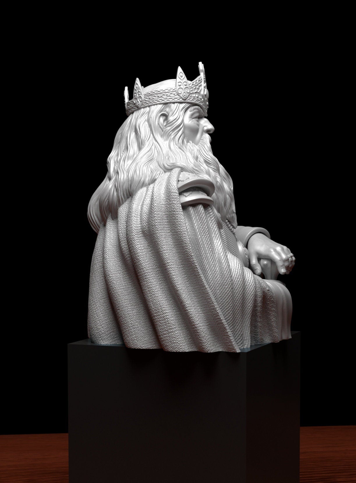 The Last Battle of the King Bust | by Nocturna Models