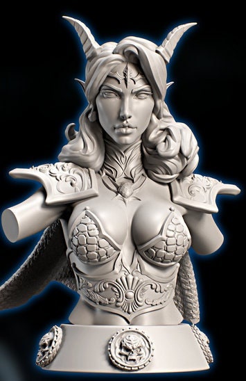 Elara Nighshade Bust | by Mystic Makers Miniatures