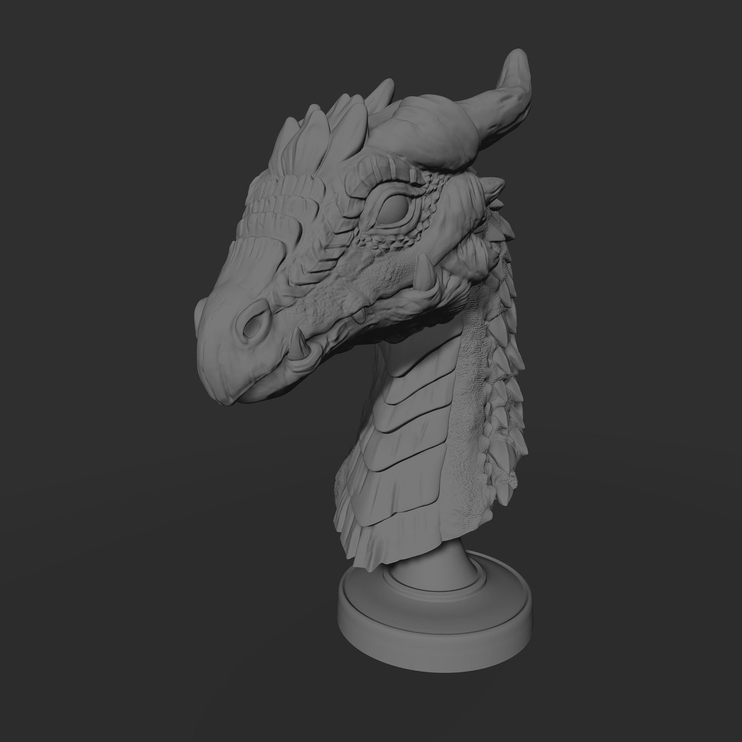 Edoriak the Friendly Dragon Bust | by Safehold