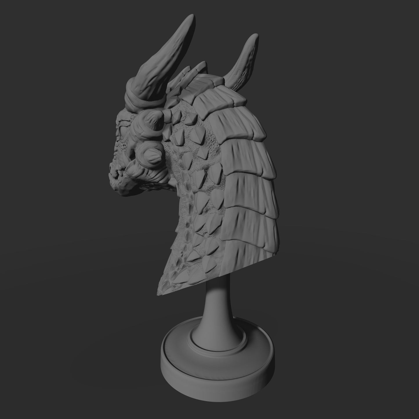 Edoriak the Friendly Dragon Bust | by Safehold