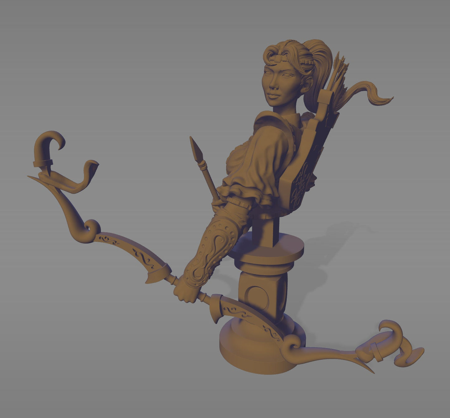 Anu, the Steppe Maiden Bust | by Ounce Art