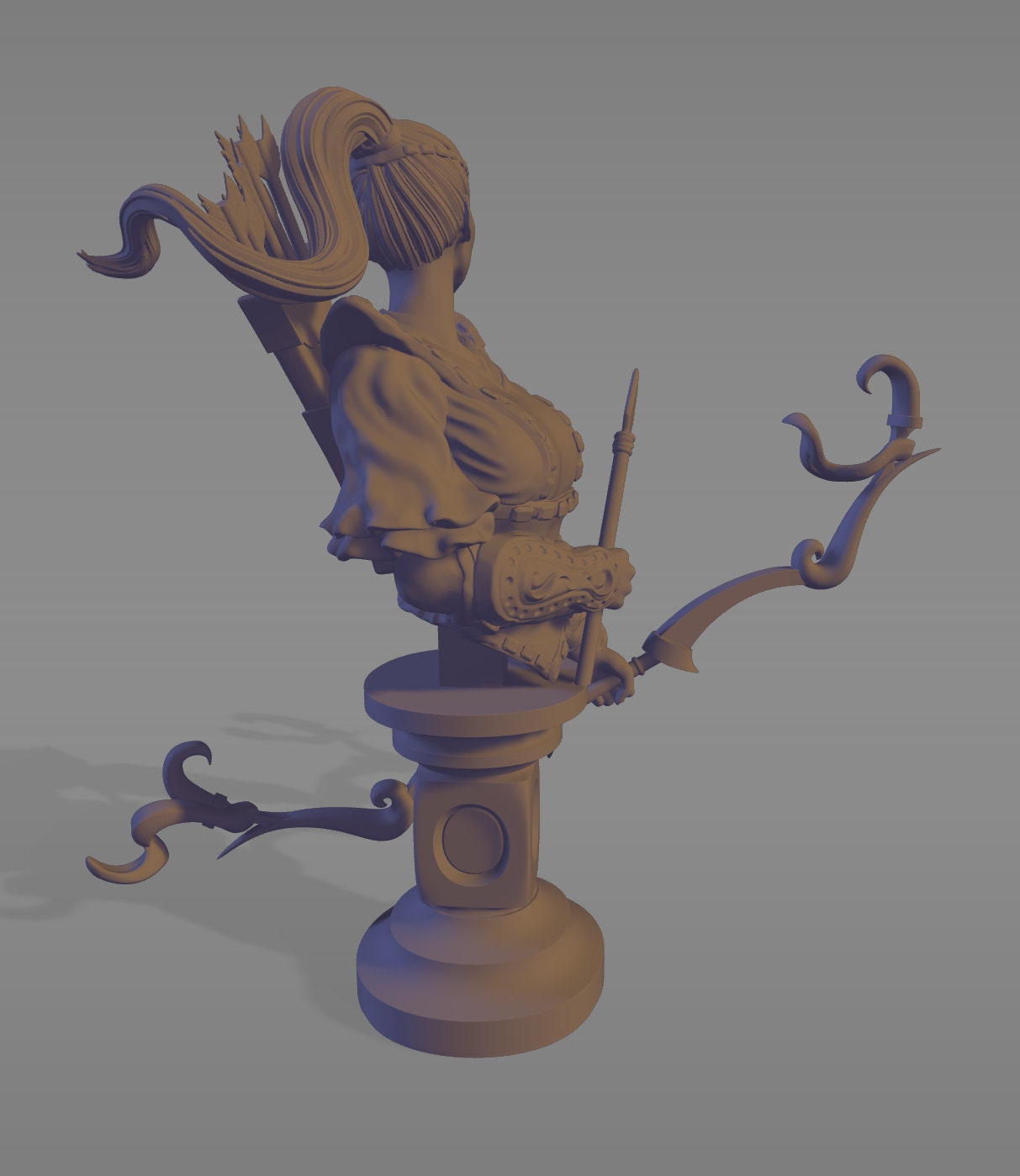 Anu, the Steppe Maiden Bust | by Ounce Art