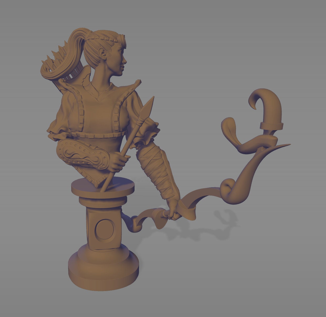 Anu, the Steppe Maiden Bust | by Ounce Art