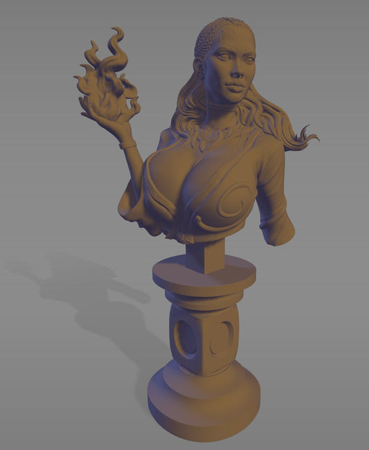 Nanjala, the Desert Mage Bust | by Ounce Art