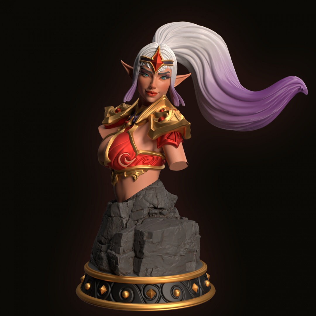 Elven Valor Busts | by Hold My Miniatures