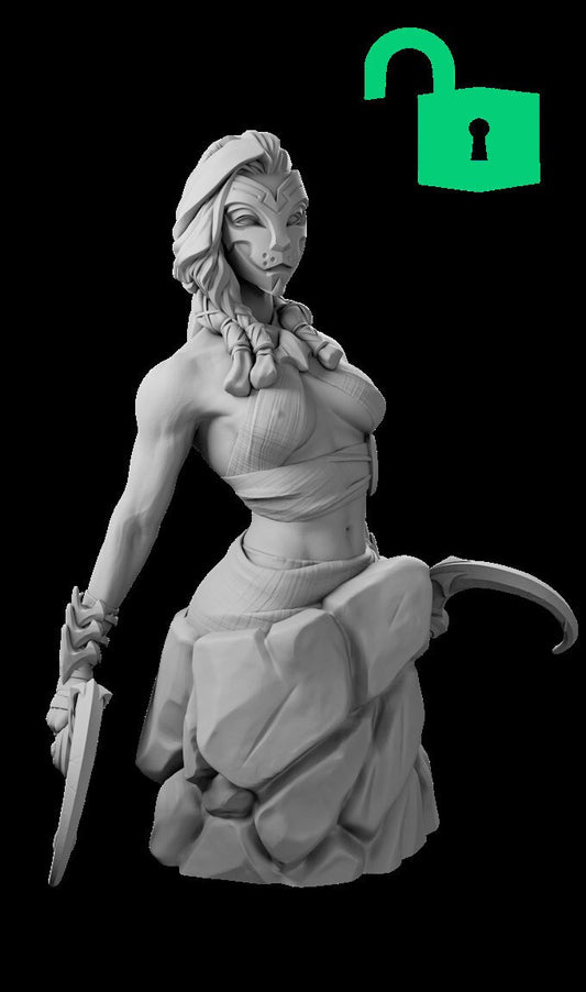 Serphina Bust | by Miniatures Cave