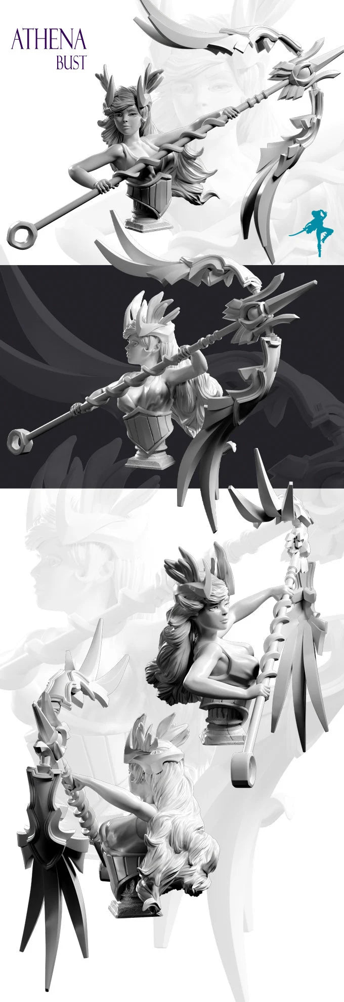 Light & Darkness Busts | by Realm of Dreams Miniatures