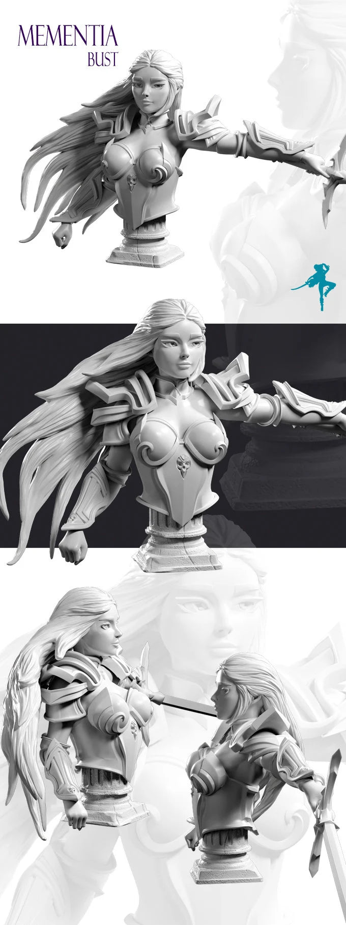 Light & Darkness Busts | by Realm of Dreams Miniatures