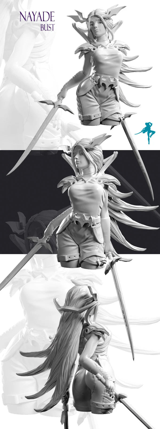 Light & Darkness Busts | by Realm of Dreams Miniatures