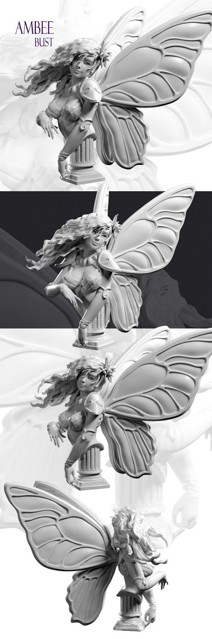 Light & Darkness Busts | by Realm of Dreams Miniatures