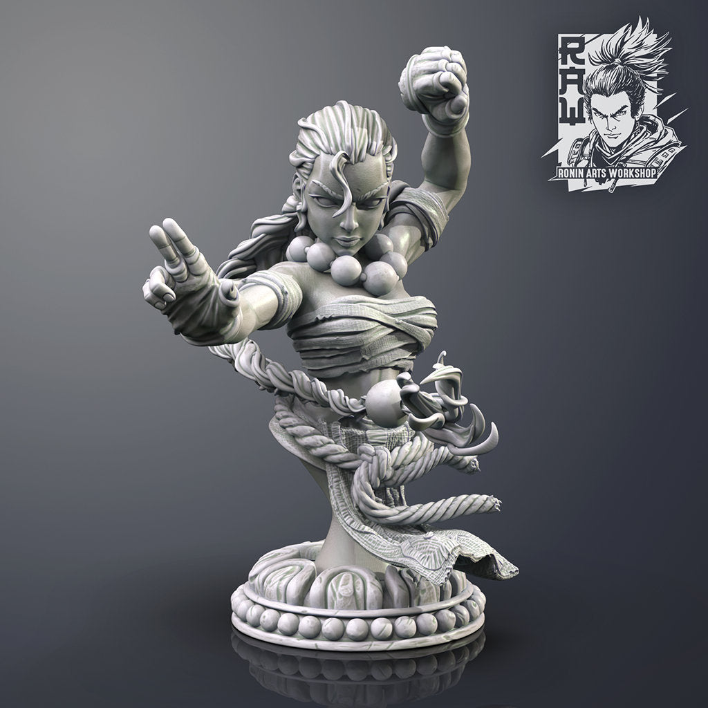 Karoku Bust | 3D Resin Printed Collectible Statuette | by Ronin Arts Workshop