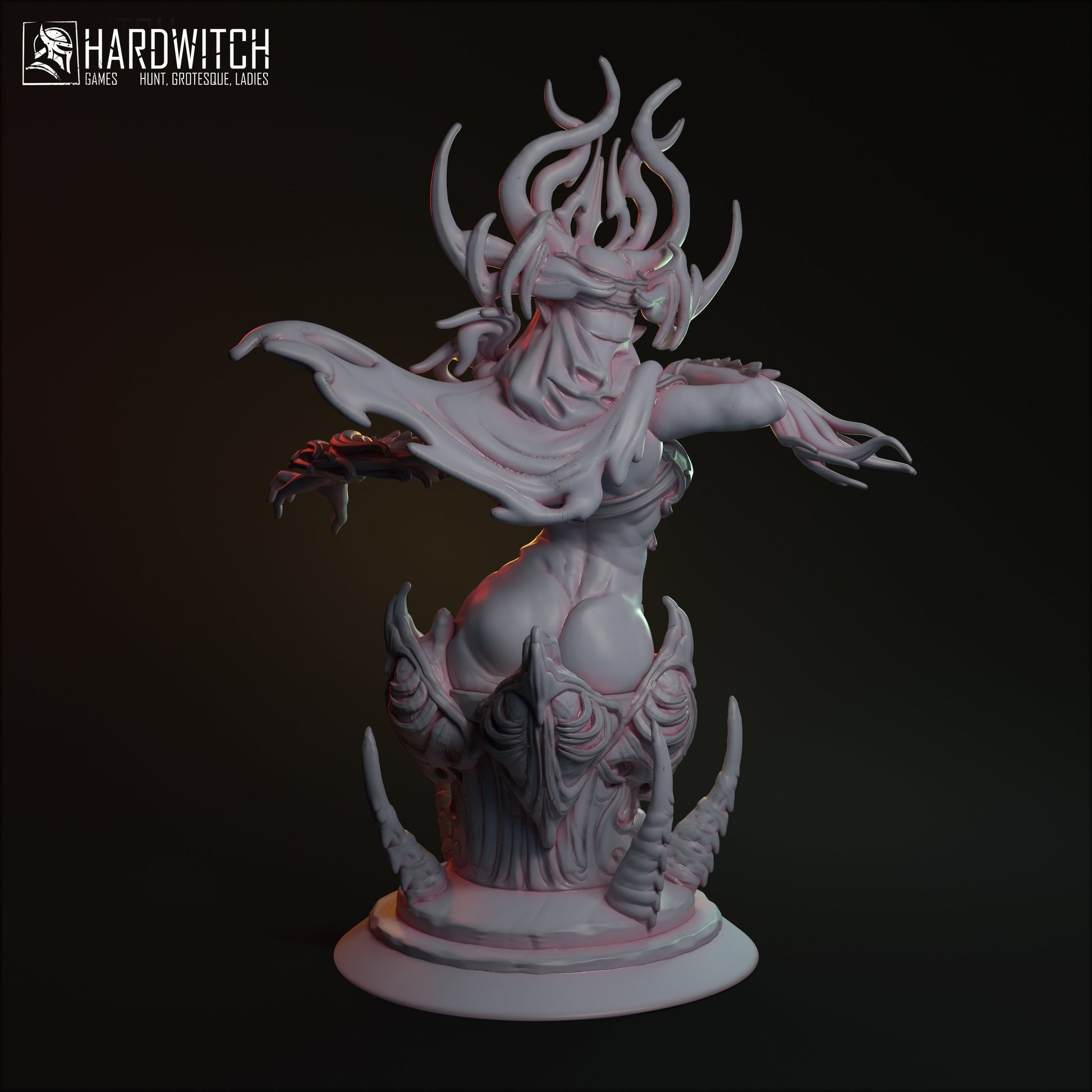 Sarabi Bust | Female Demoness Collectible Statuette | by HardWitch Games