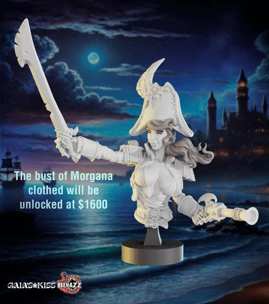 Lust on the Bloody Coast Busts | 3D Resin printed collectible Busts | by Gaia's Kiss