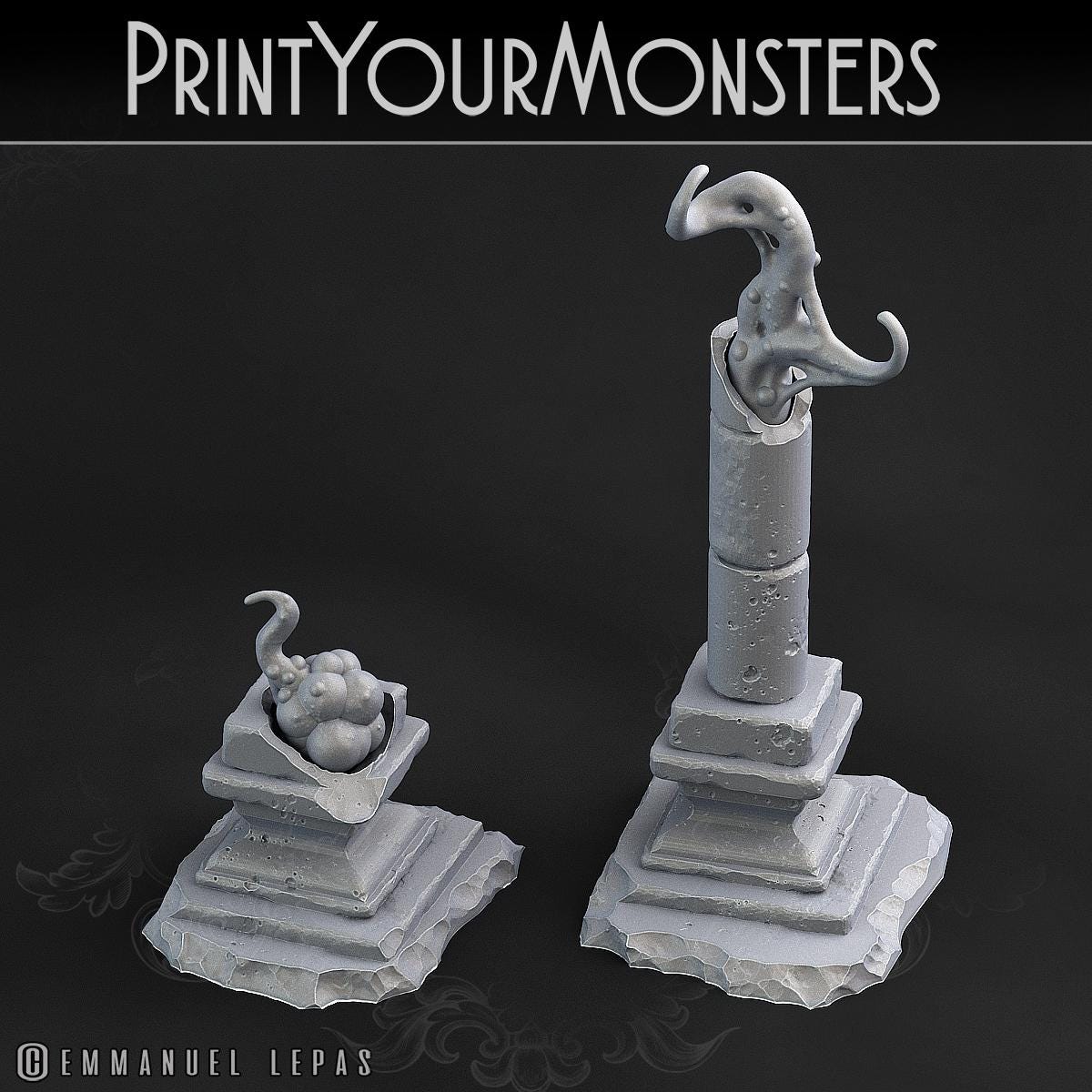 Skeleton Regiment Pack | DnD Undead Prehistoric T-Rex Monster Miniature | by PrintYourMonster