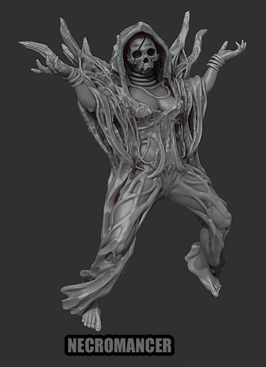 Zombie Dragon | DnD Undead Zombie Elemental Large Scale Miniature | 180mm | by PrintYourMonster