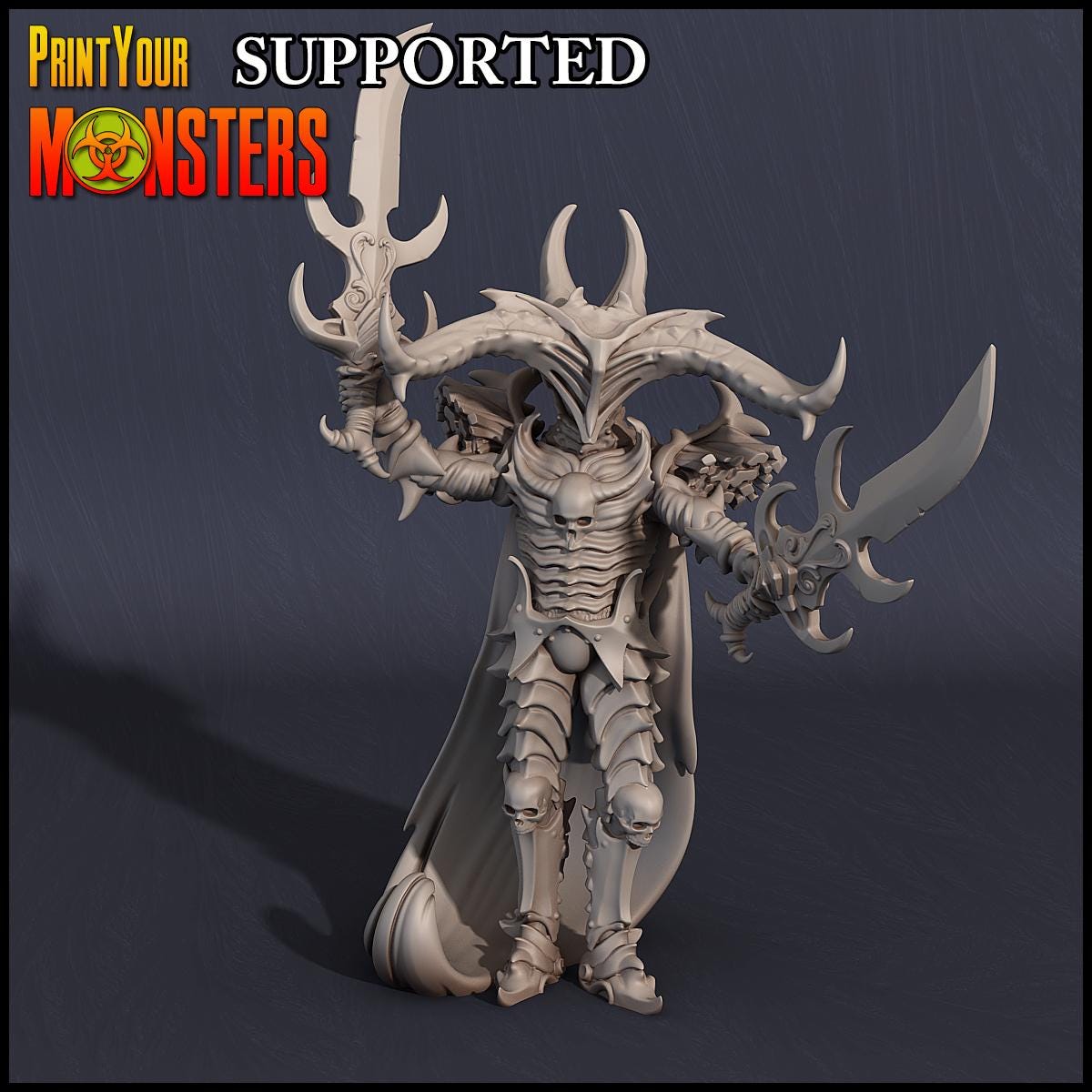 Dark Elves Army Pack | DnD Elven Soldier Warriors Medusa Monster Miniature | by PrintYourMonster