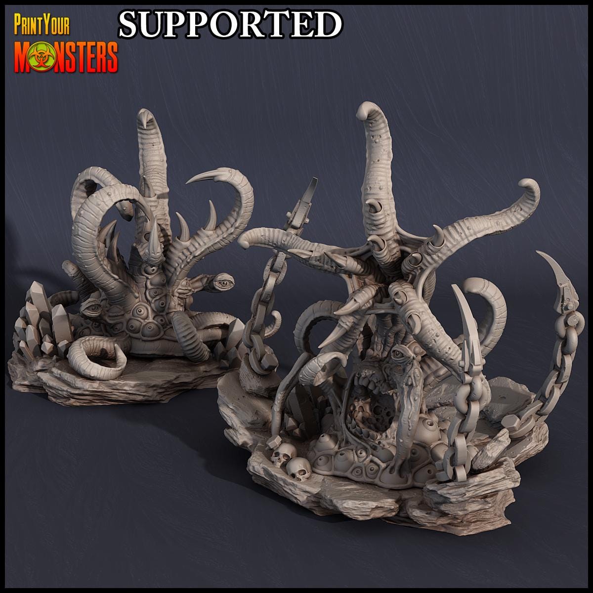 Chaos Monsters | DnD Demonic Horror Monster Miniatures | by PrintYourMonster