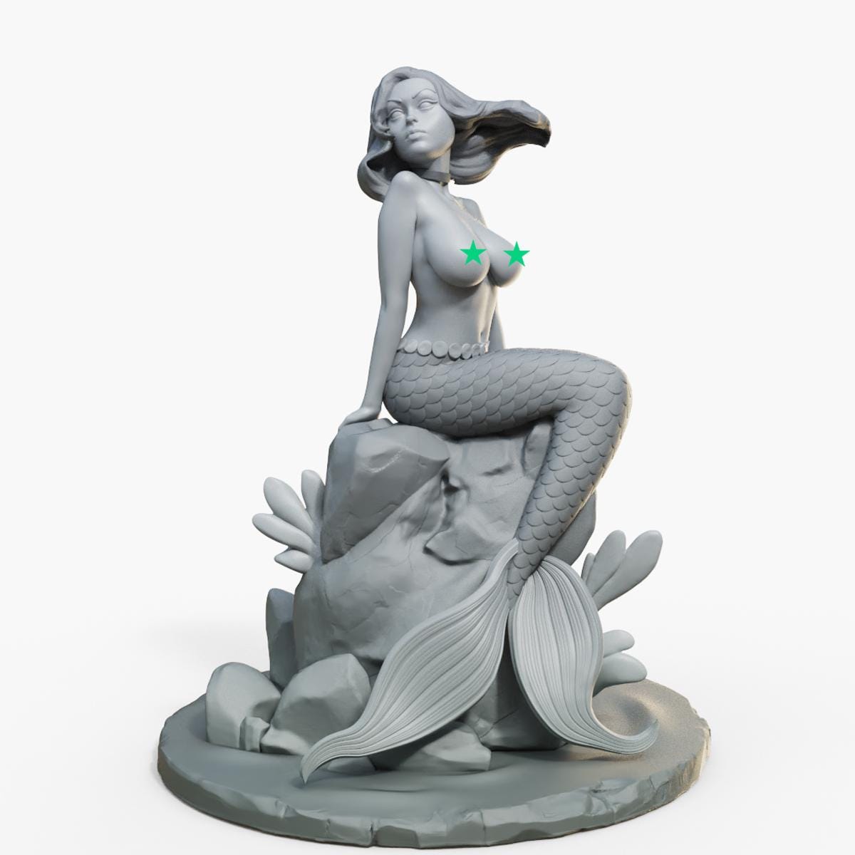 Serenya | Female Collectible Pinup Miniature | 32mm / 75mm | by Female Miniatures