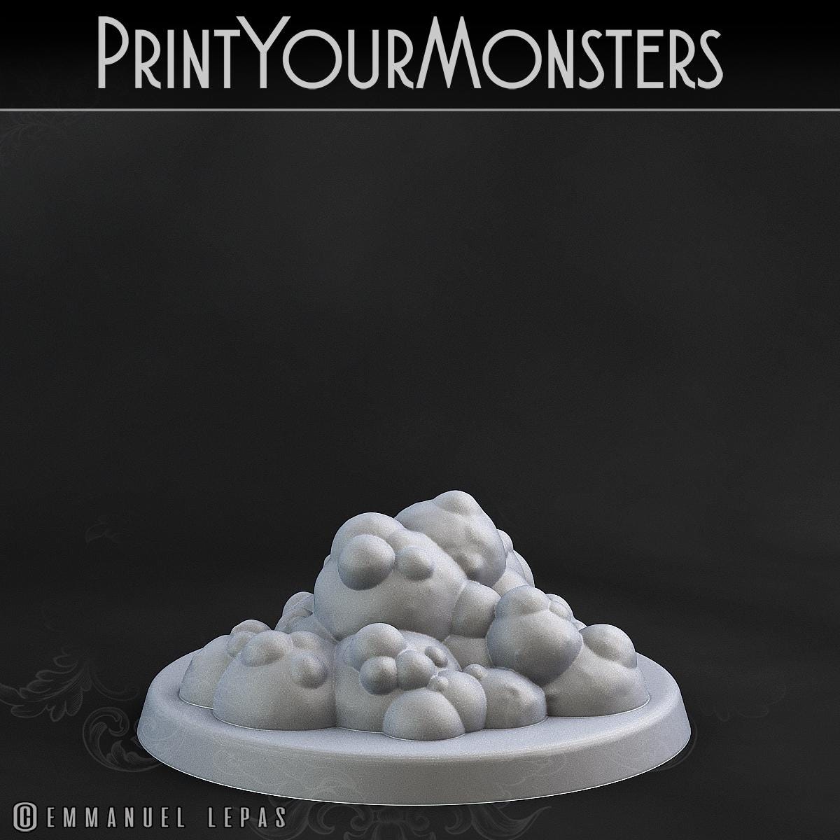 Skeleton Regiment Pack | DnD Undead Prehistoric T-Rex Monster Miniature | by PrintYourMonster