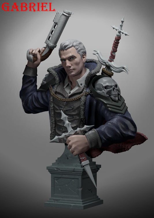 Chronica of Exorcist Busts | 3D Printed Collectible Vampire Hunter Busts | by Ounce Art