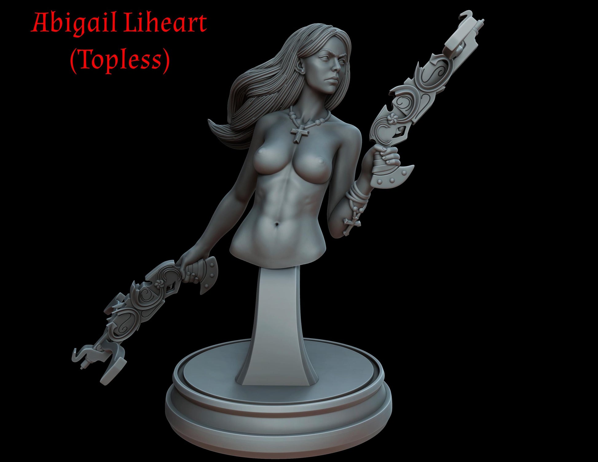 Blood Dawn: Vampires Busts| 3D Printed Collectible Vampire Hunter Busts | by Ounce Art