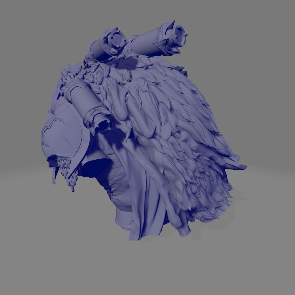 Shagottar, the Ancient King Bust | DnD Monster Rider Vampire Printed Miniatures | by Parasite Collectibles