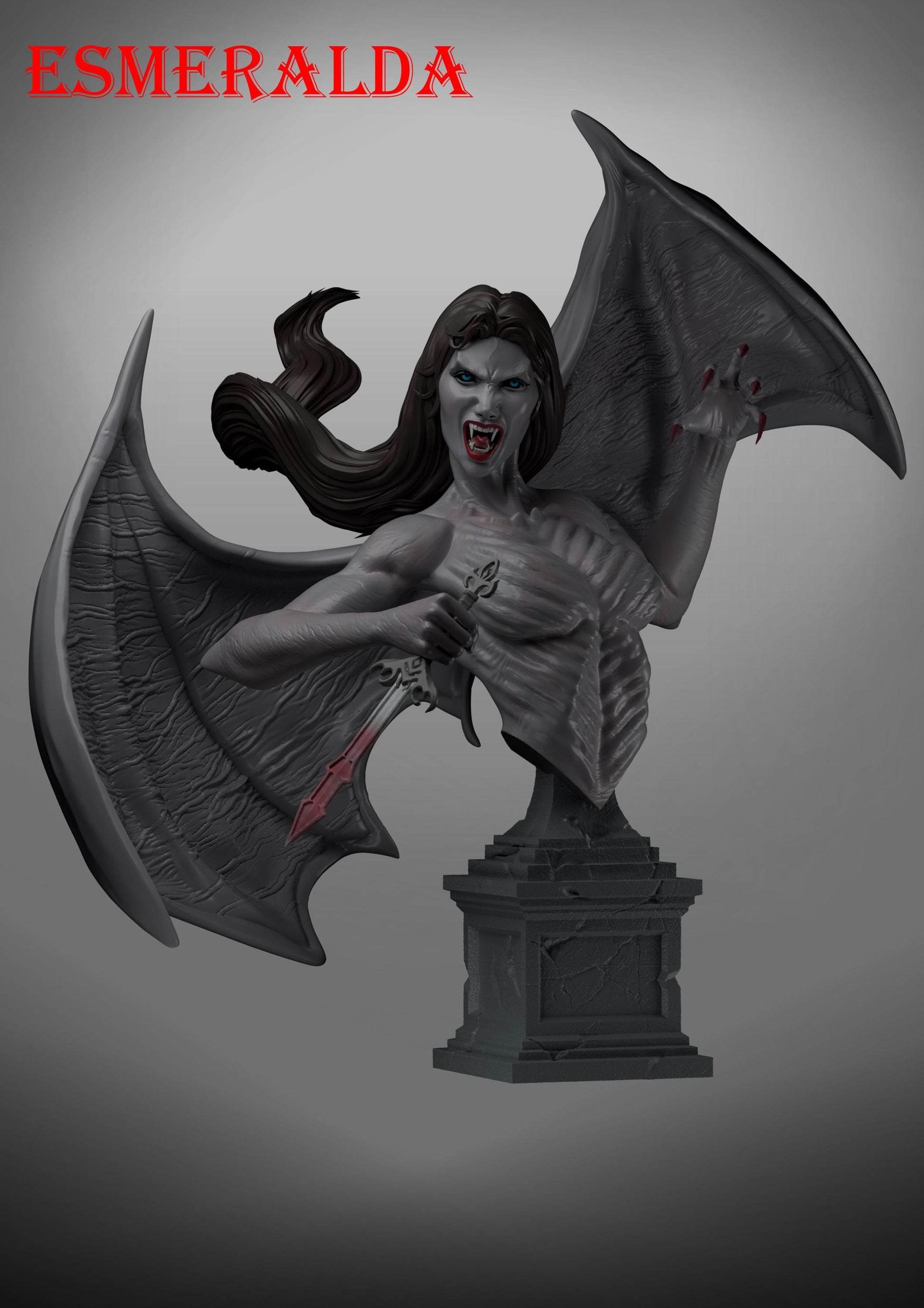 Chronica of Exorcist Busts | 3D Printed Collectible Vampire Hunter Busts | by Ounce Art