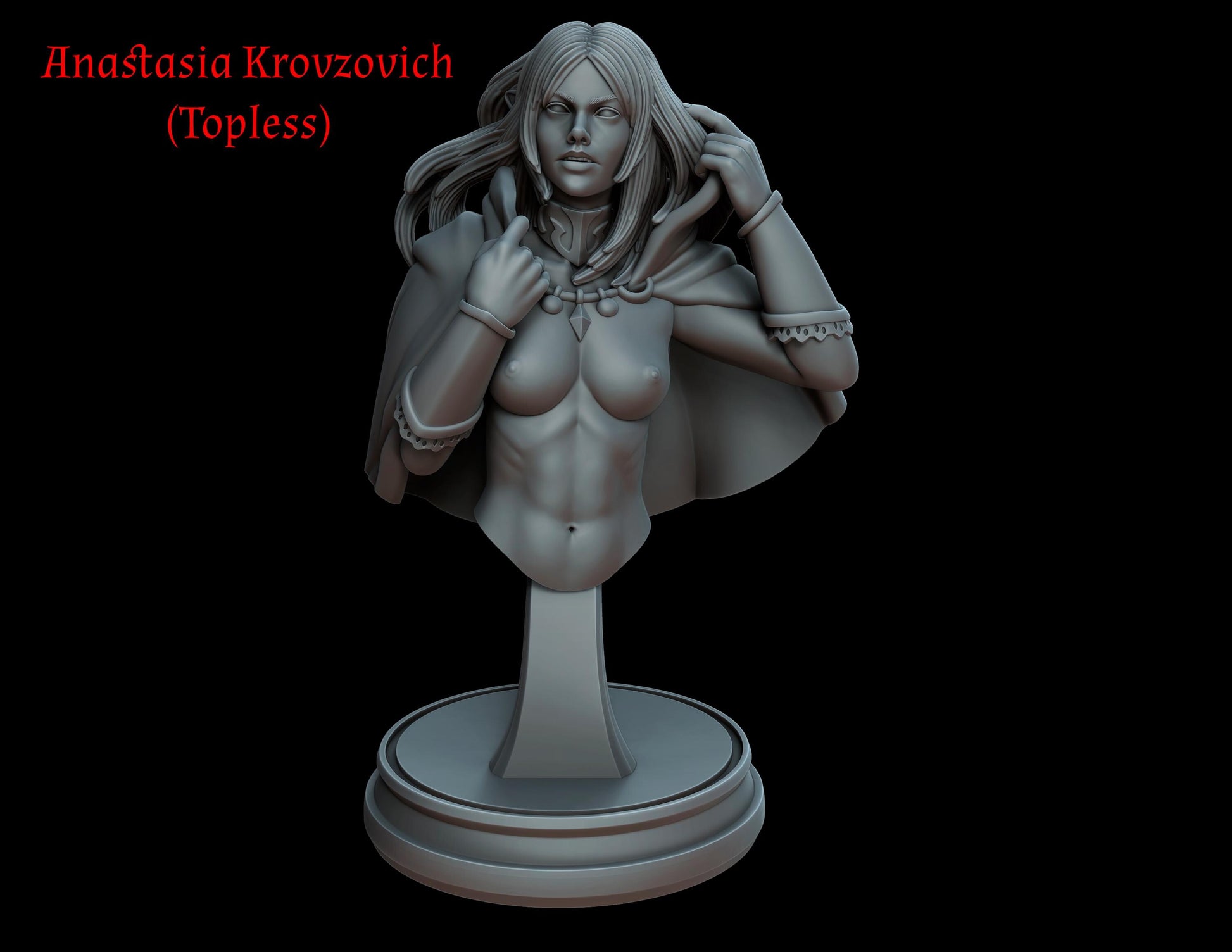 Blood Dawn: Vampires Busts| 3D Printed Collectible Vampire Hunter Busts | by Ounce Art