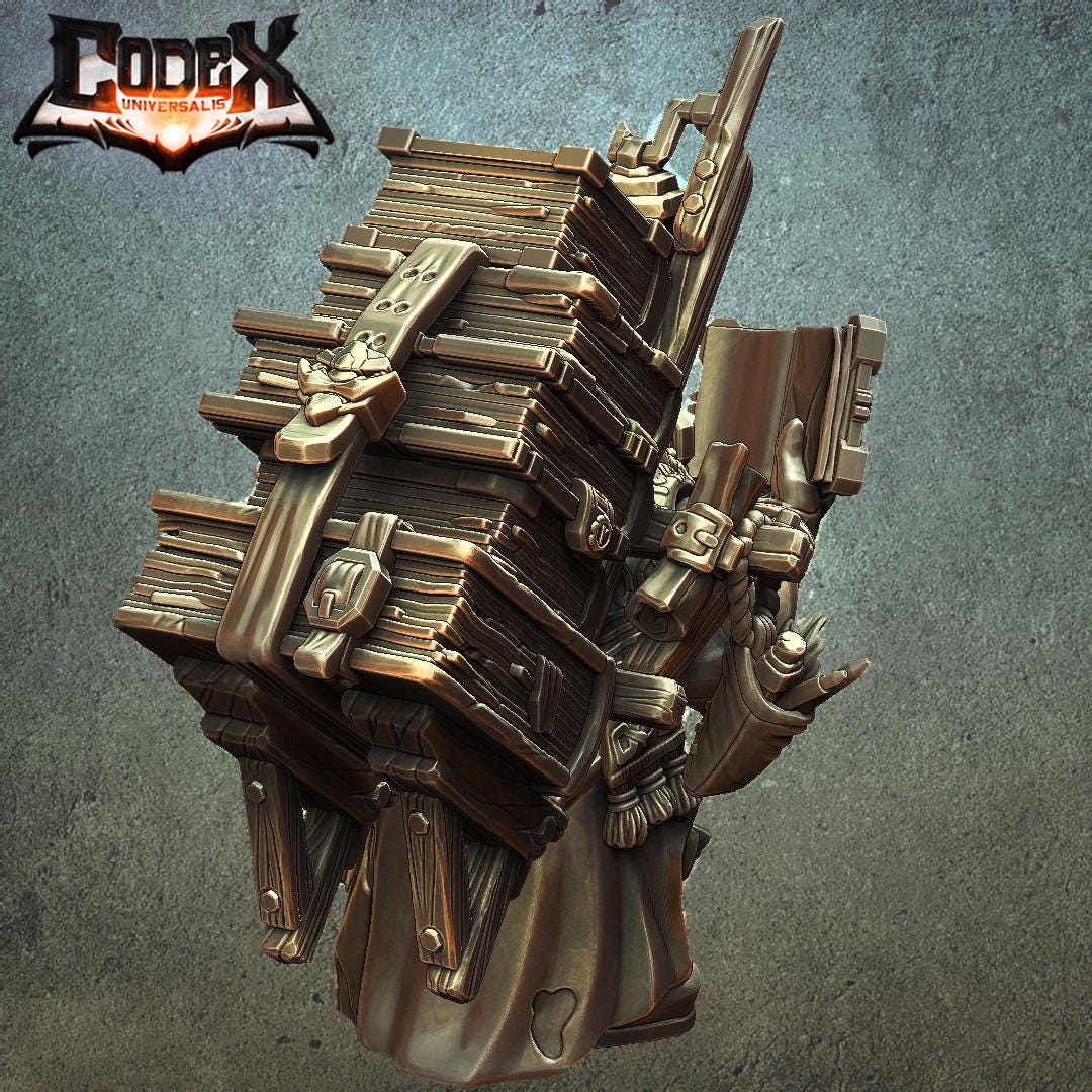 Nalod Runekeeper | Fantasy DnD Male Dwarven Cleric Miniatures | Scaled 32mm | by Codex Universalis