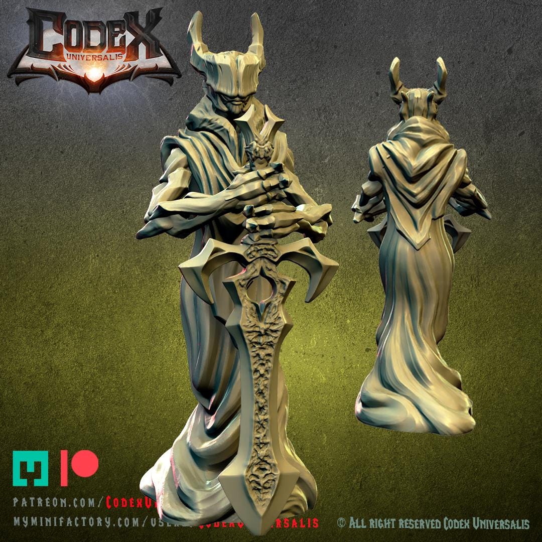 Akigath's Cursed Cultists | Fantasy DnD Ghoul Cult Eldritch Monster Miniatures | Scaled 32mm | by Codex Universalis